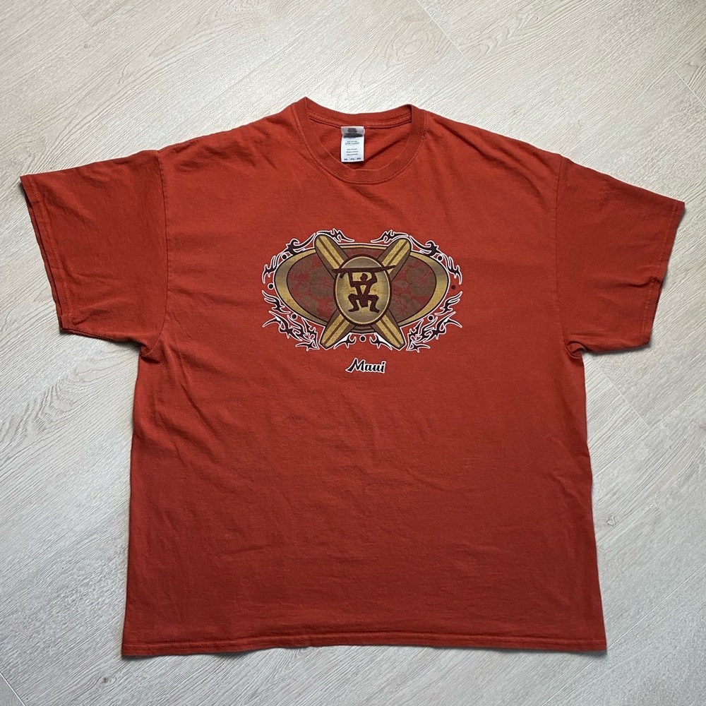 Orange Maui Tribal T-Shirt